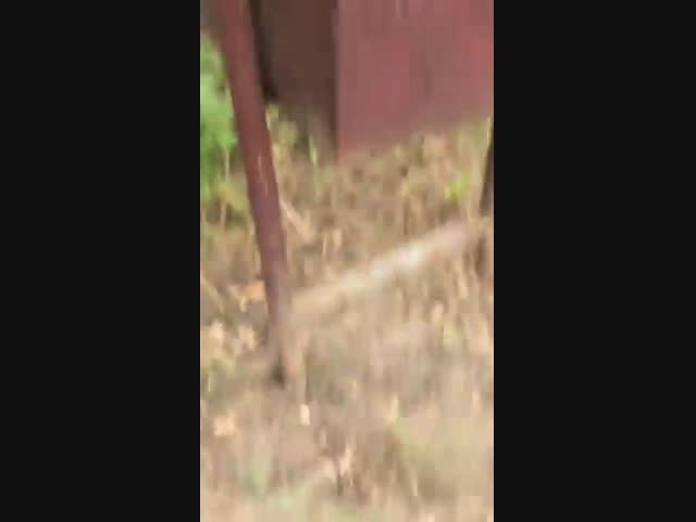 Прилёт российской ракеты чуть не убил местного жителя