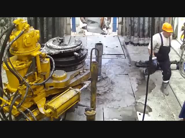 Авария и пожар на буровой