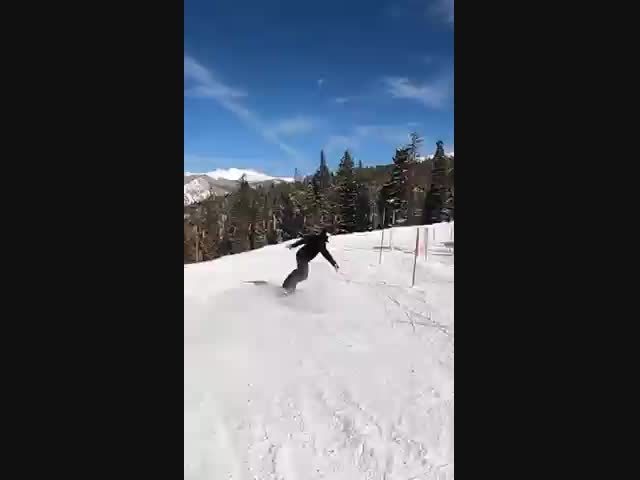 Лыжник против сноубордиста