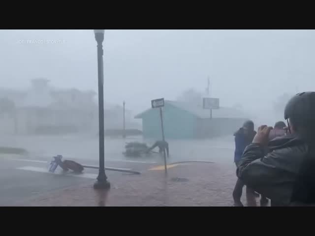 Мощь урагана Иэн