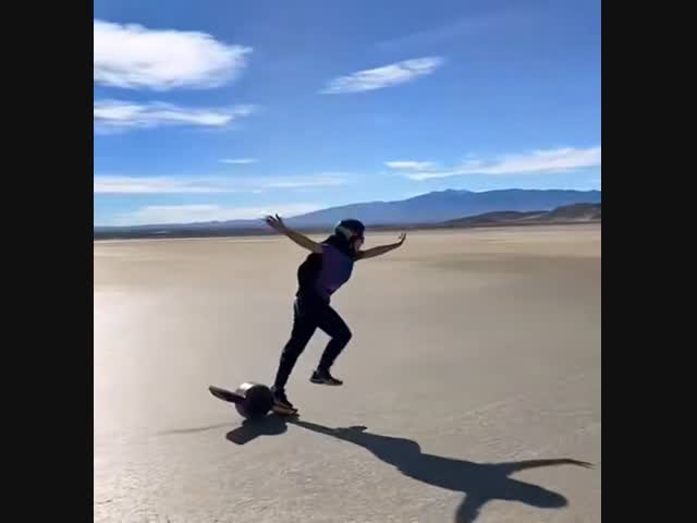 Художественная гимнастика в пустыне