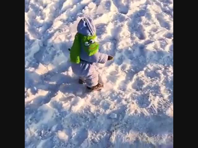 Радость, когда впервые видишь снег