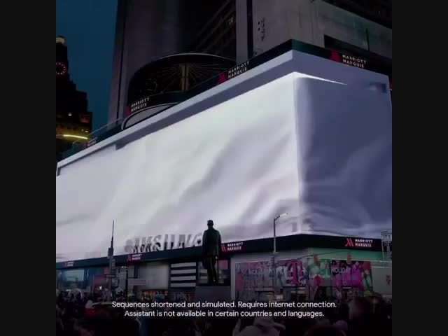 Мощная 3D реклама в Нью-Йорке