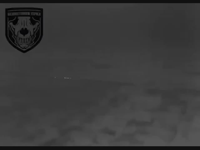 Ночной бой, снятый дроном