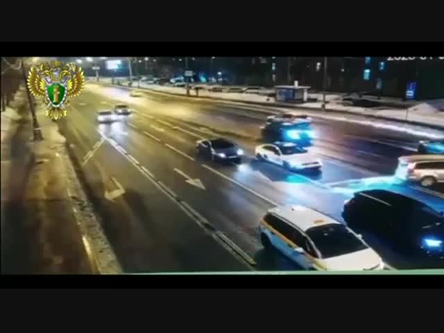 Очередная массовая авария в столице