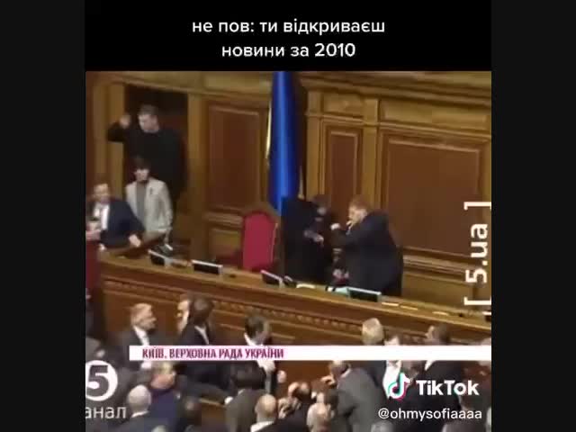 Парламентская жизнь Украины в 2010 году