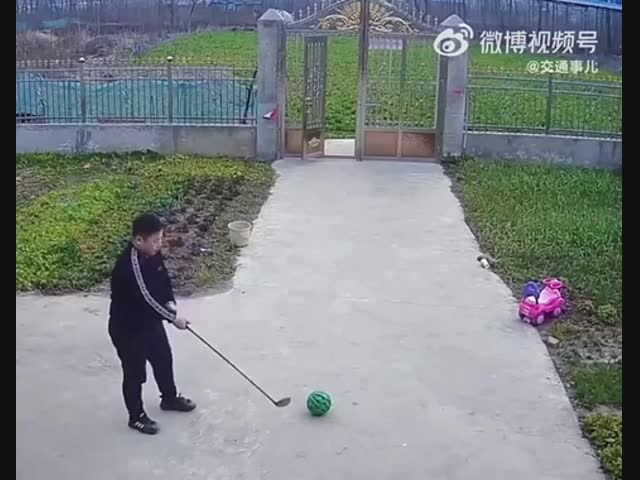 Китаец и гольф