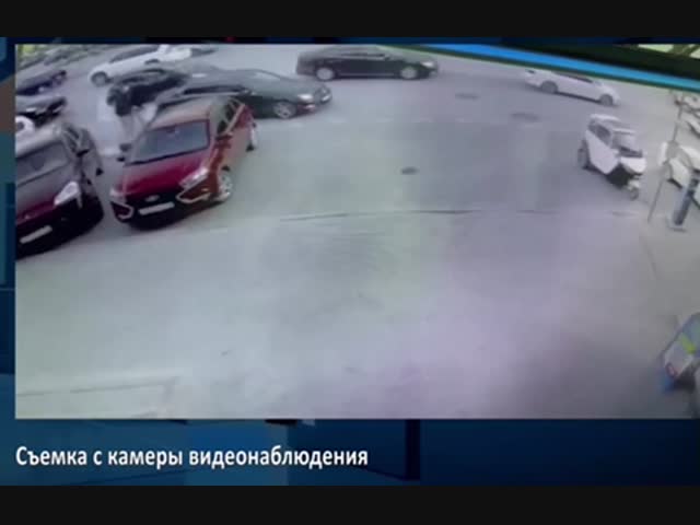 Встреча электроскутериста с автомобилем