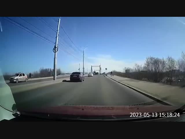 Баран на дороге