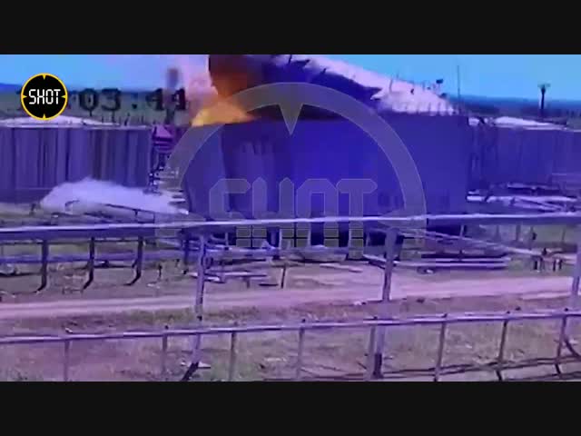 Взрыв на нефтегазовом хранилище в Татарстане
