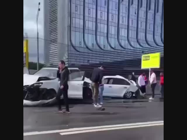 Крупная авария в Москве