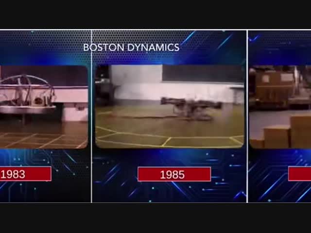 Эволюция роботов от компании Бостон Дайнемикс