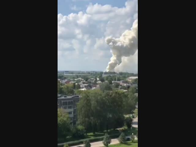 Взрыв в Воскресенском районе Подмосковья