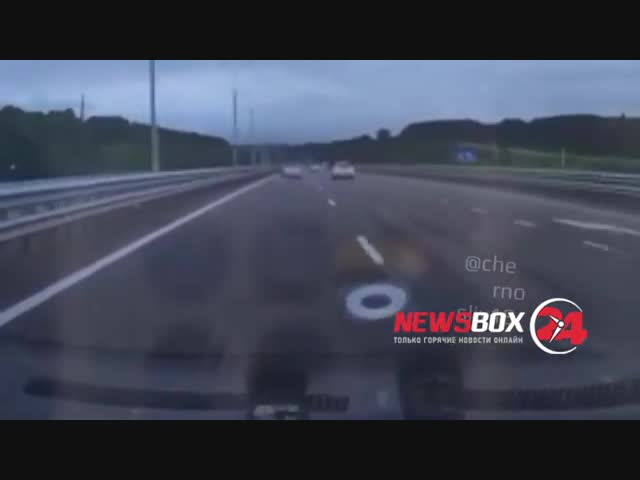 Авария на трассе под Уссурийском попала на видео
