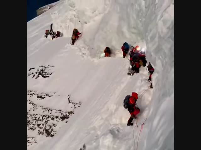 Пробка в горах