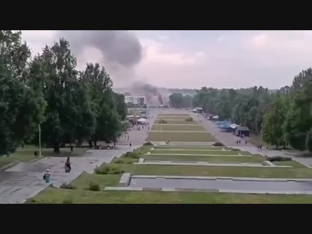 Ракетный удар по Запорожью