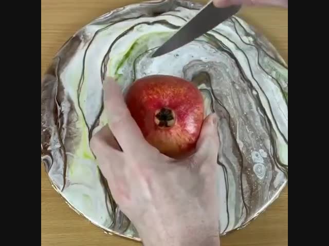 Как правильно чистить гранат