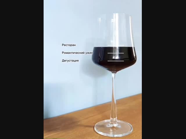 Сколько нужно наливать вина в бокал?