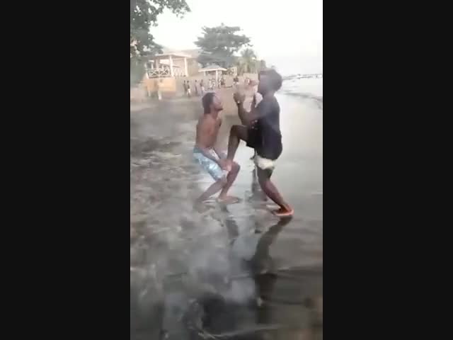 Зато прыжок удался