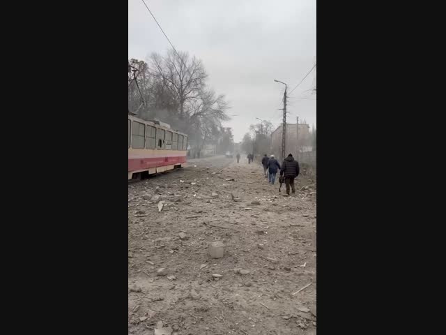 Последствия ракетного удара ВС РФ в Запорожье 29.12.23