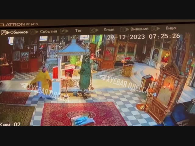 Попадание в православный храм