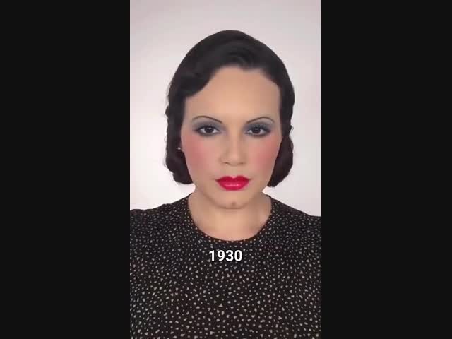 Как менялся макияж за 100 последних лет