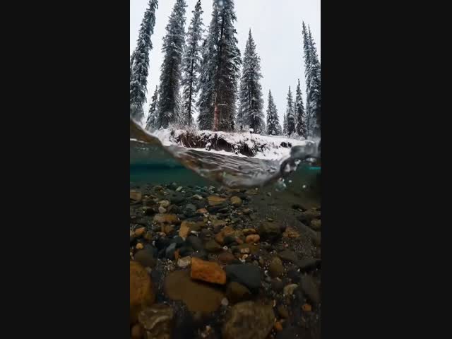 Кристально чистая вода на Аляске