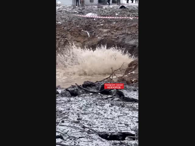 Последствия прилета по жилому дому