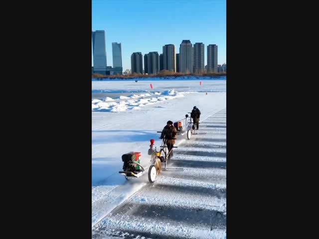 Парк ледяных скульптур в Харбине