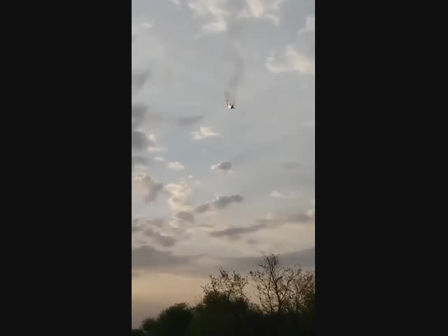 Крушение стратегического бомбардировщика