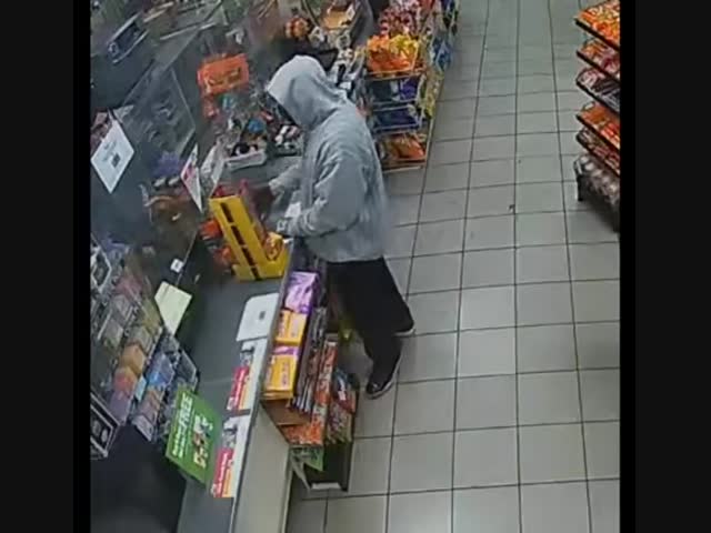 Грабителю не повезло