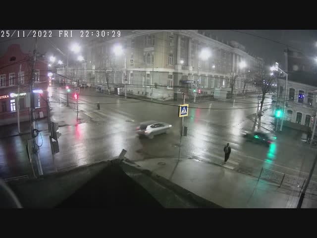 Лихач на российской машине 