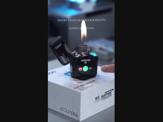 Зажигалка с часами