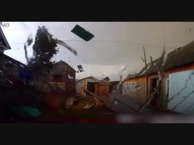 Штормовое объявление в Тюмени