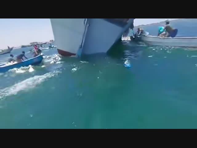 Корабль с тысячами овец перевернулся у берегов Йемена