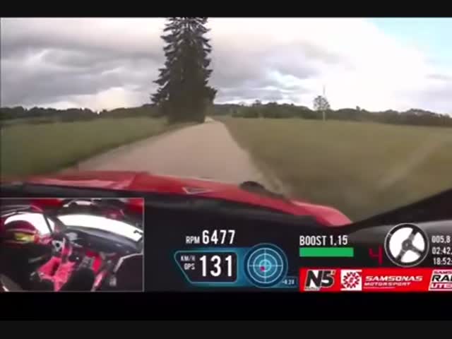 Вы не спеша едете по сельской дороге, когда внезапно...