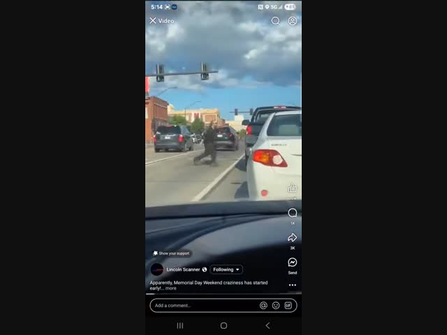 Короткий дорожный конфликт в США