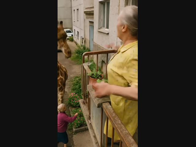 Наглый жираф