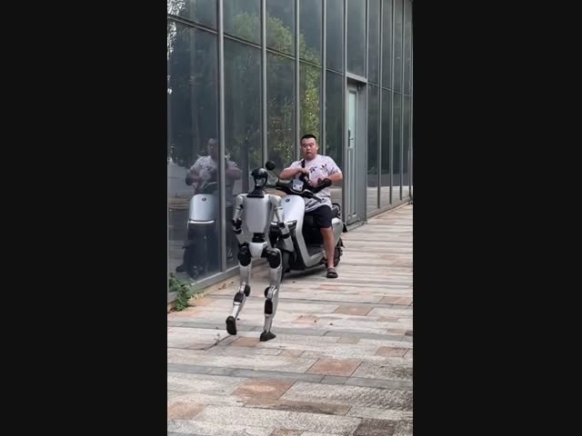 Опять робот пугает китайца