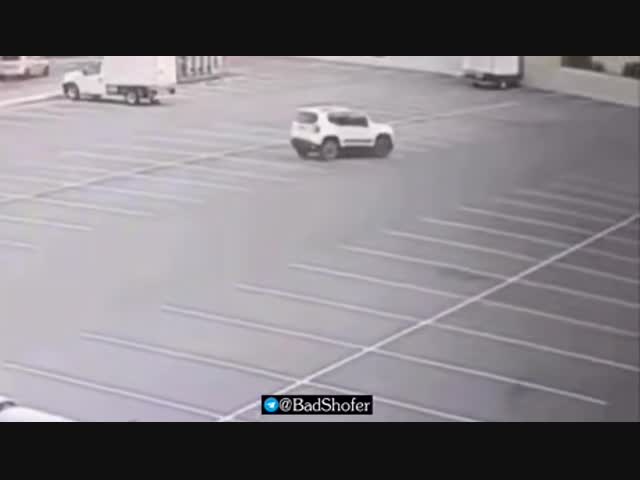 Мотоциклист в шоке