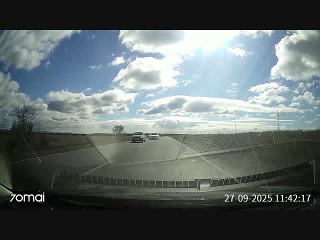 Опасный обгон по встречке