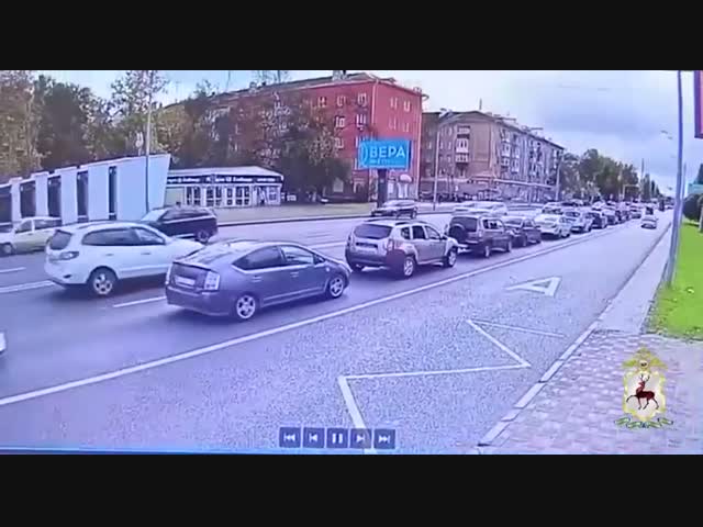 Пассажиры автобуса не пострадали