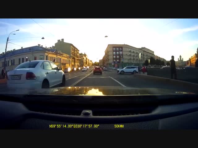 Пешеходам несказанно повезло