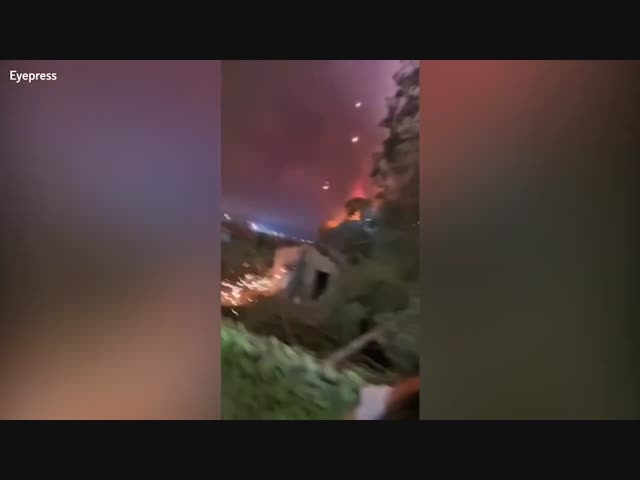 Шоу дронов в Китае пошло не по плану