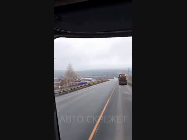 Авария на перевале Сим Челябинской области.