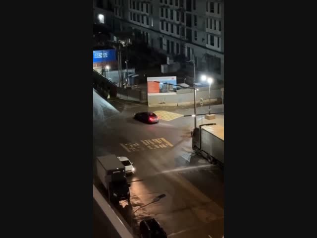 Дрифтер недолго показывал шоу